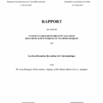 Rapport du Sénat